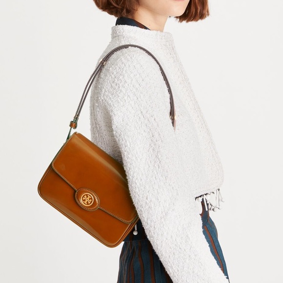 Tory Burch ROBINSON SPAZZOLATO CONVERTIBLE SHOULDER BAG - Picture 9 of 14